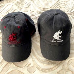 Two Washington State WSU Coug Alumni Hats